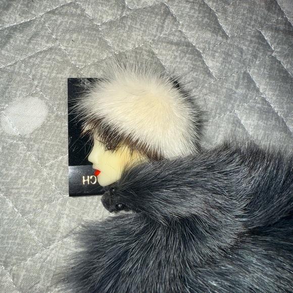 Elegant Fur Trimmed Doll - Picture 2 of 3